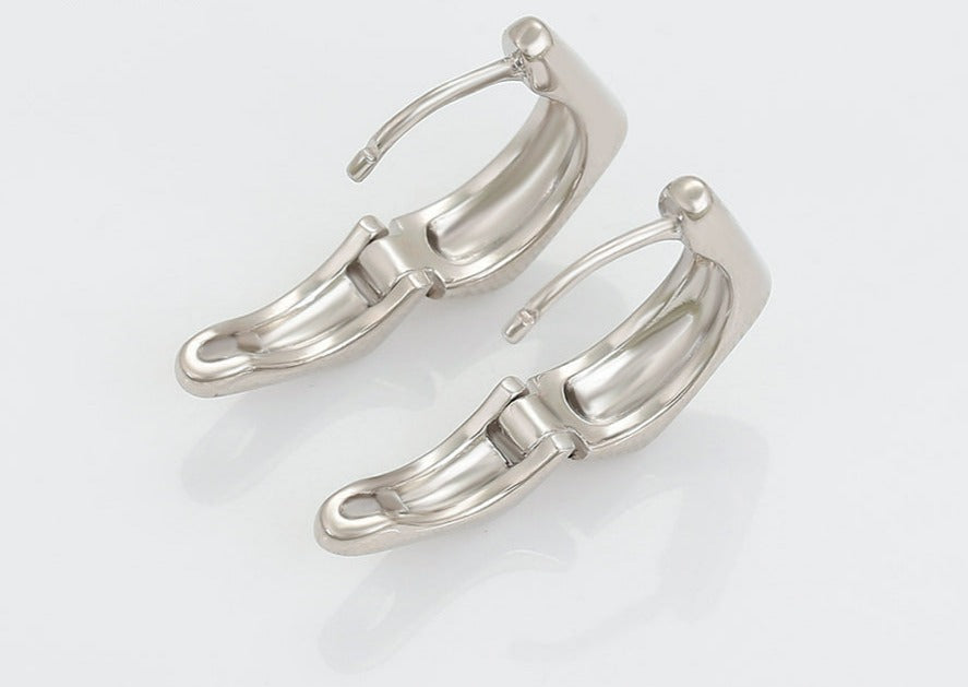 Ohrring Creole Mr&Mrs 925er versilbert