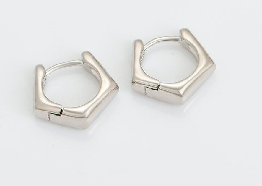 Ohrring Creole Mr&Mrs 925er versilbert