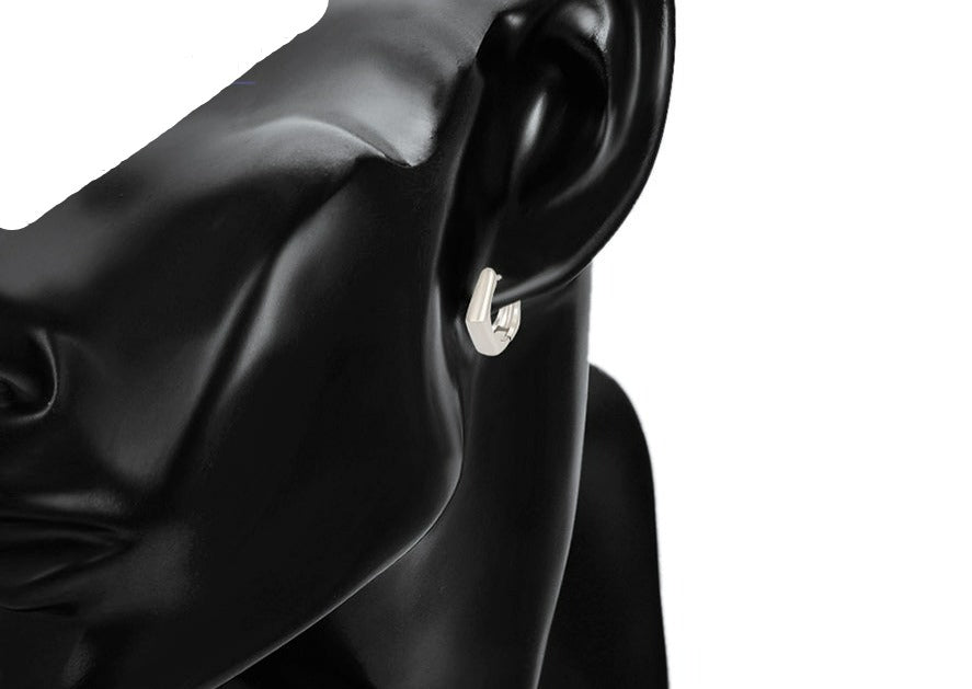 Ohrring Creole Mr&Mrs 925er versilbert