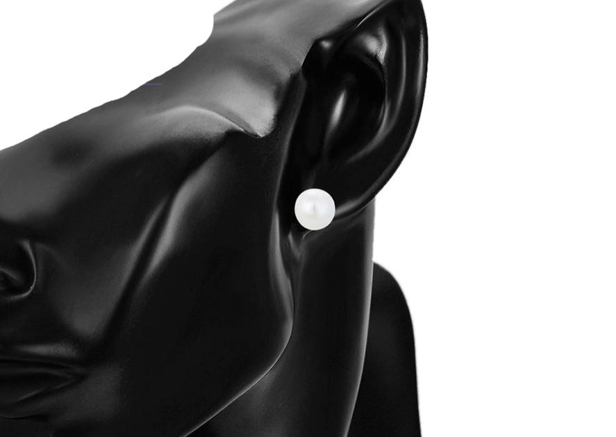 Ohrringe Perlen-Stecker Alexa aus Edelstahl 5mm Durchmesser
