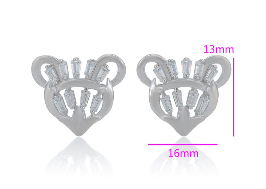 Ohrring Stecker Tiffany Edelstahl