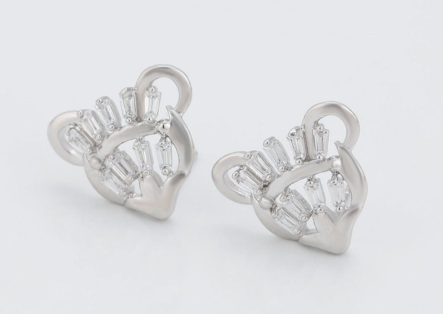 Ohrring Stecker Tiffany Edelstahl