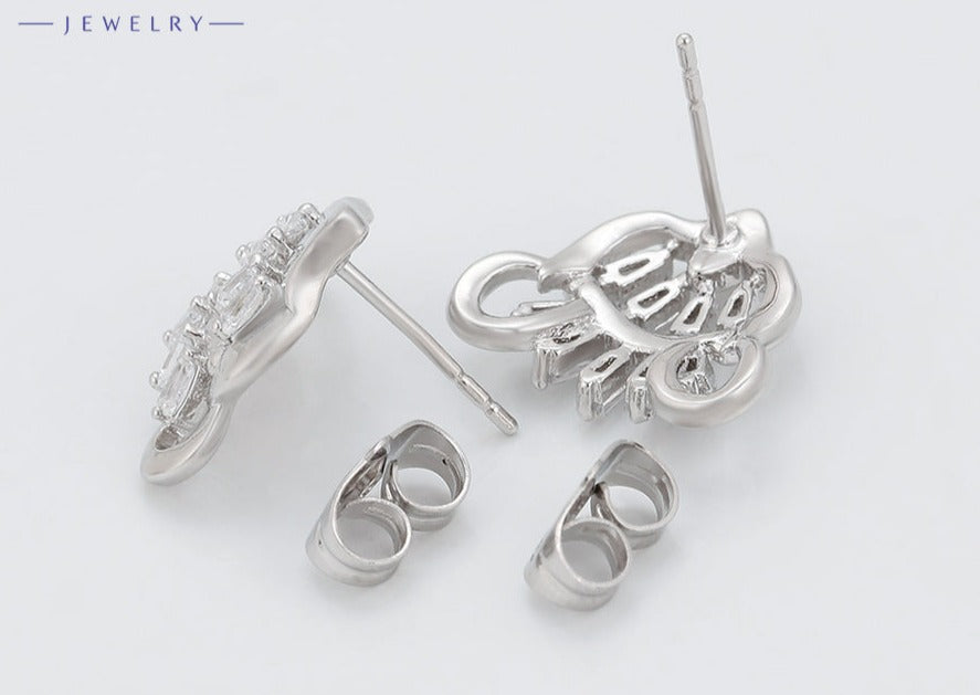 Ohrring Stecker Tiffany Edelstahl