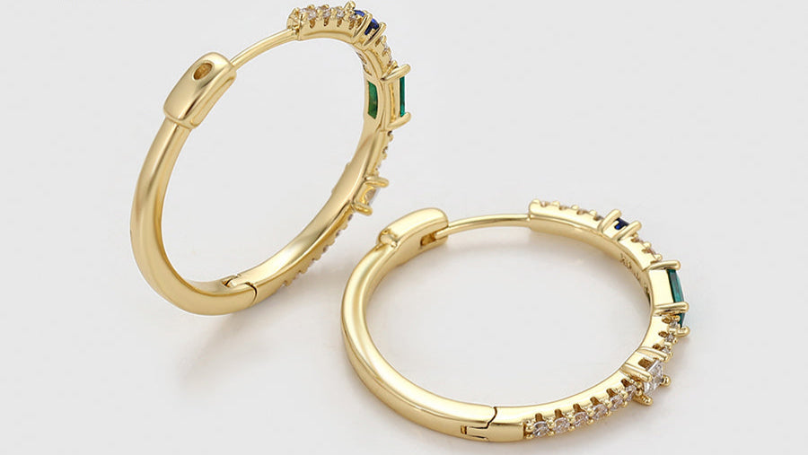 Ohrringe Creole Nadja vergoldet