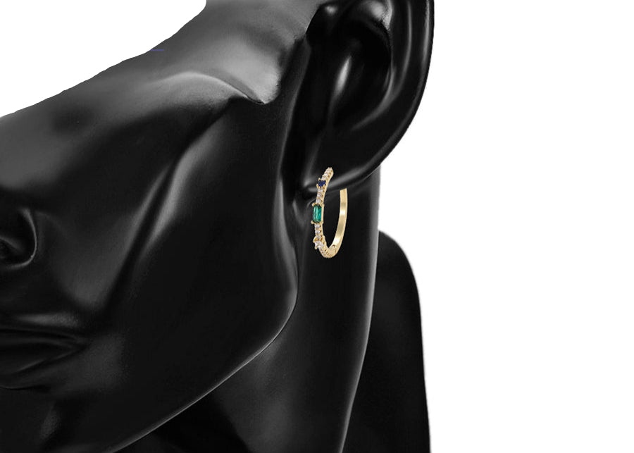 Ohrringe Creole Nadja vergoldet