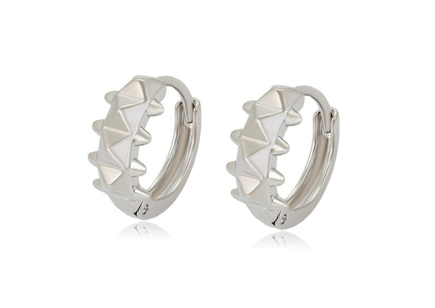 Ohrring Creole Maite Edelstahl 925er versilbert