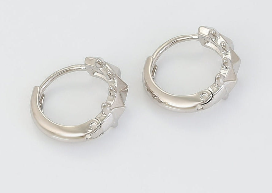 Ohrring Creole Maite Edelstahl 925er versilbert