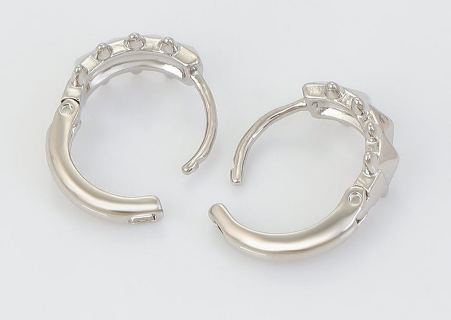 Ohrring Creole Maite Edelstahl 925er versilbert