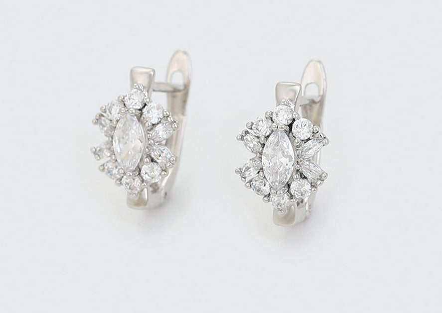 Ohrring Creole Sandy Edelstahl 925er versilbert