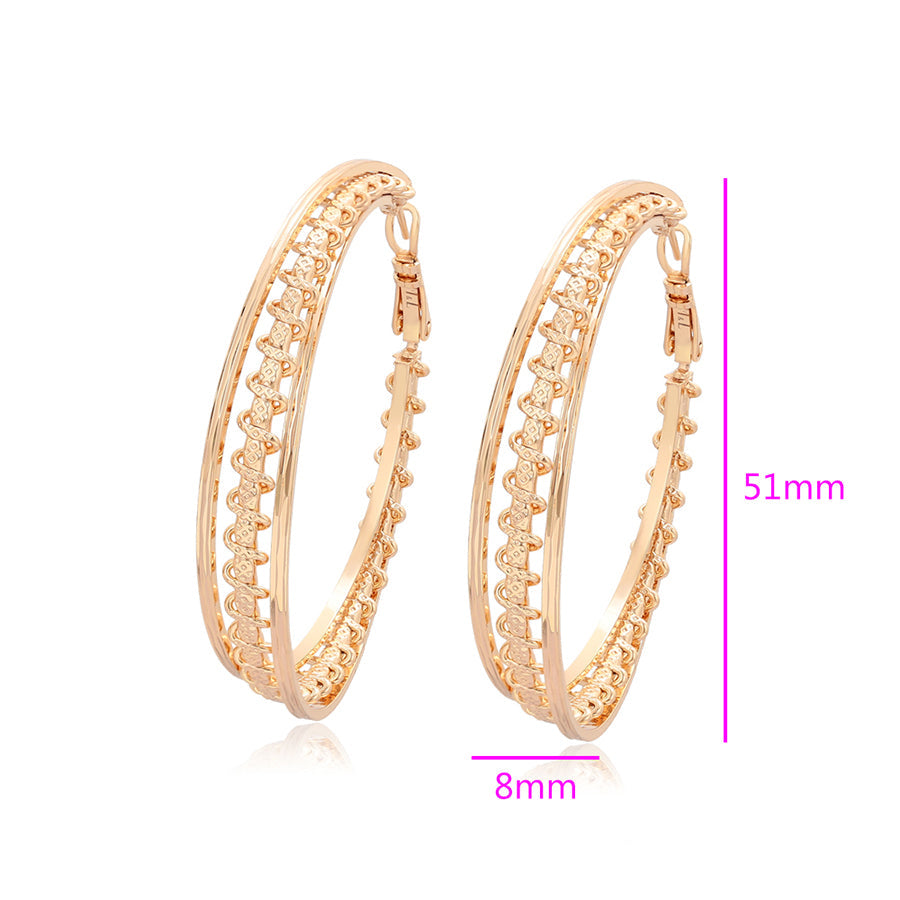 Hoops Ohrringe 51mm länge