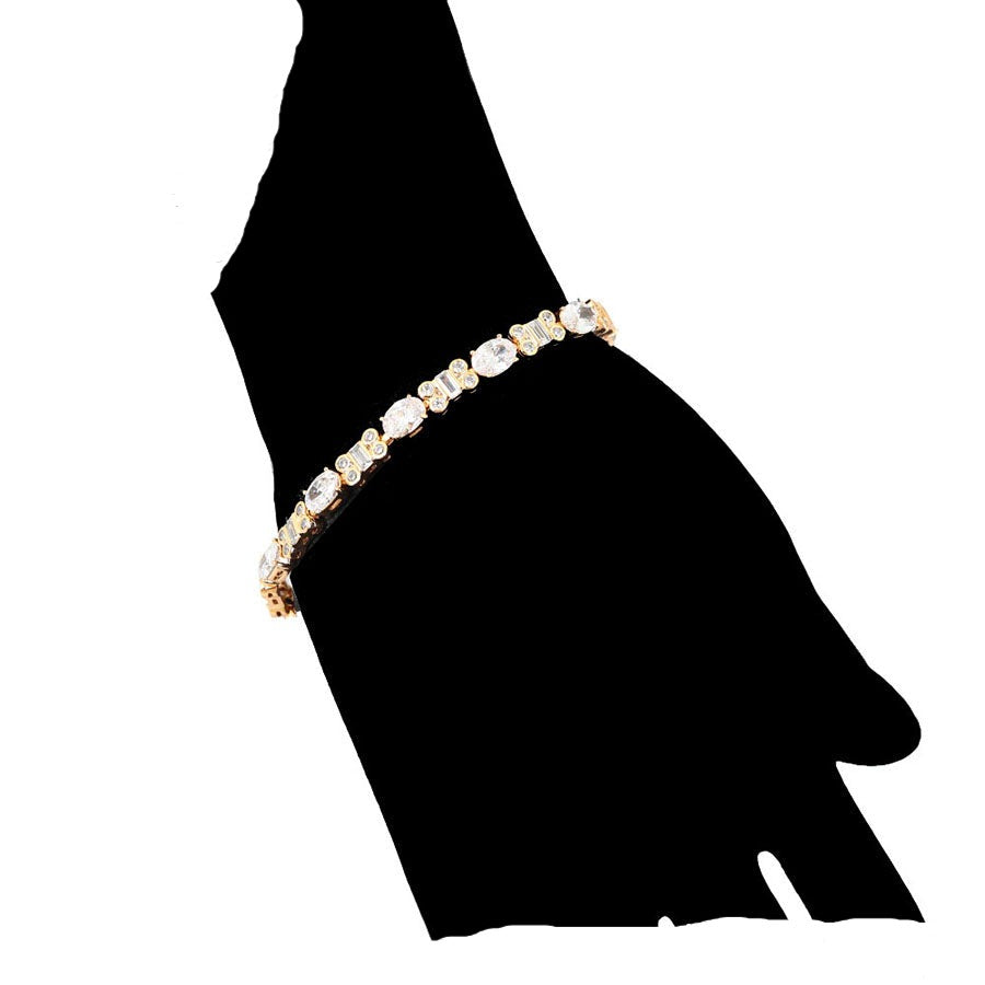 Armkette Diamant 24k. vergoldet