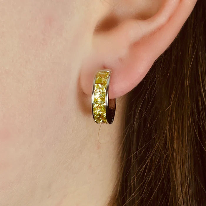 Ohrringe Creole Lucie 18k. vergoldet