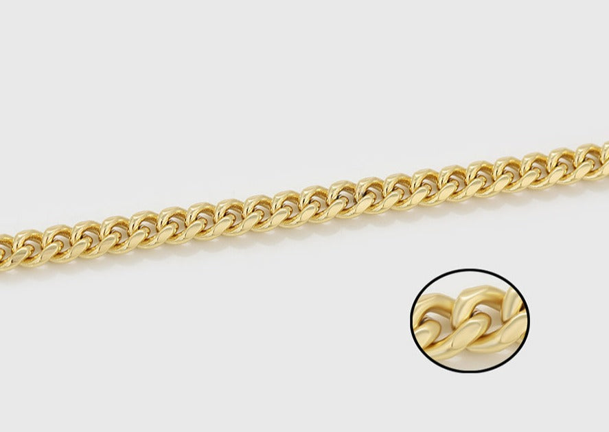 Kette Unisex 24k. vergoldet