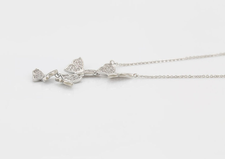Kette Schmetterlinge 925er versilbert