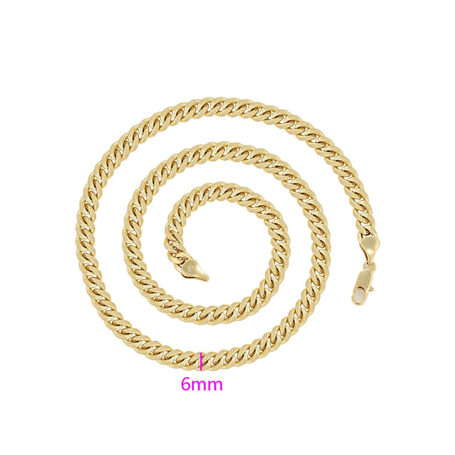 Kette Unisex 24k. vergoldet