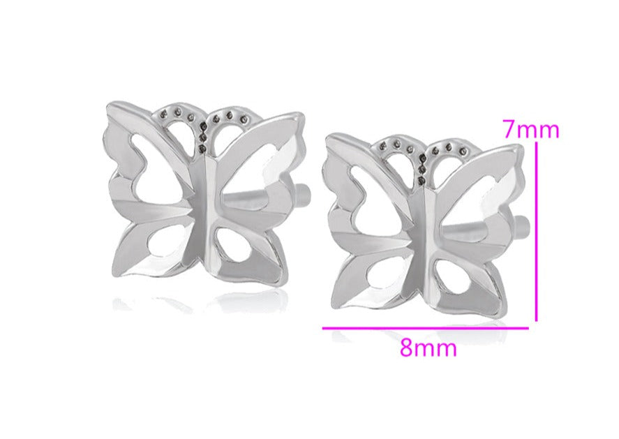 Ohrringe Stecker Schmetterling