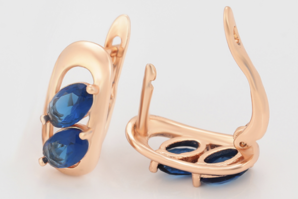 Ohrringe Creole Teressa 18k. vergoldet