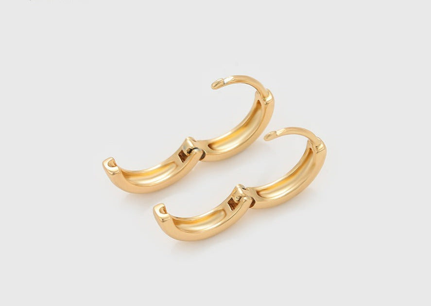 Ohrringe Creole Tashi 24k. vergoldet